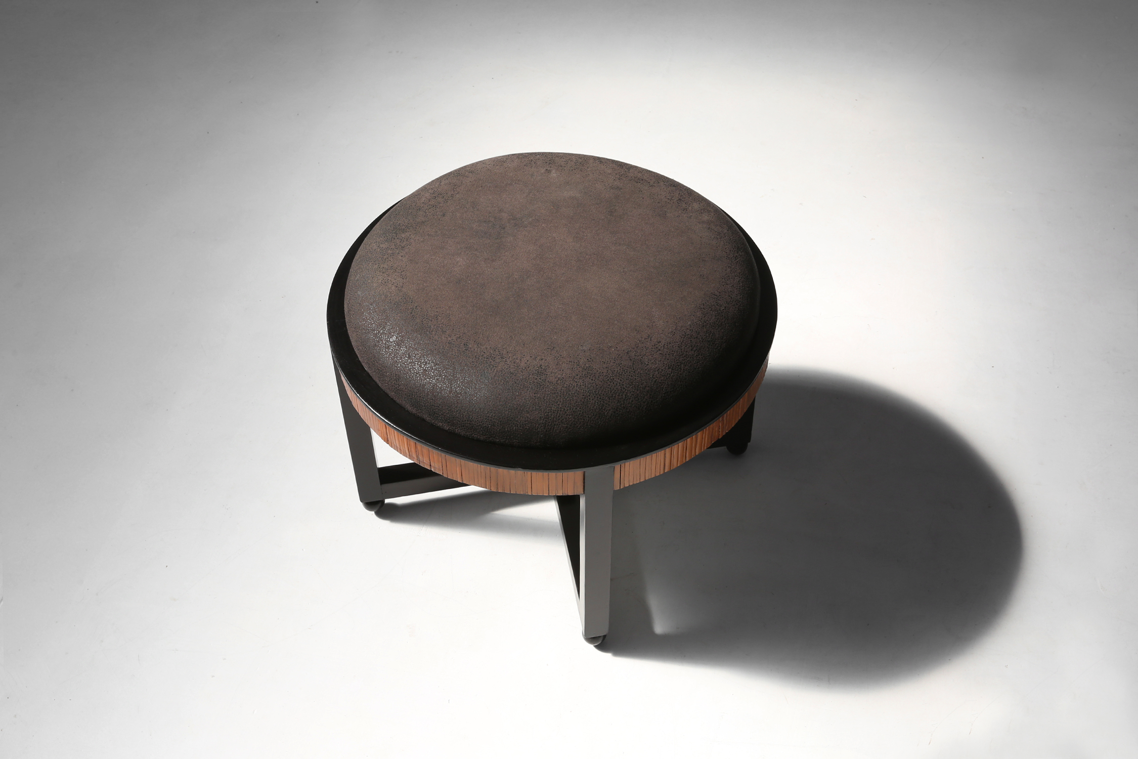Modernist footstool in the style of Huib Hoste 1920thumbnail